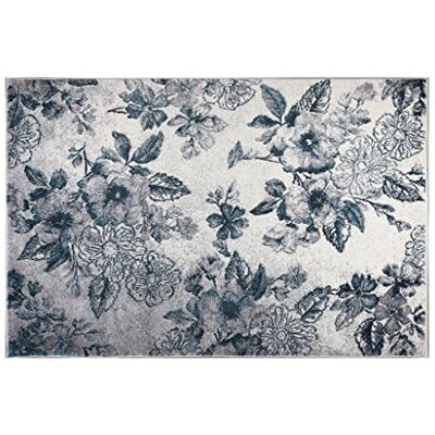 Indomex Rug Modernsoft 080 x 120 cm 4245 turkos Indomex Rug Modernsoft 080 x 120 cm 4245 turkos