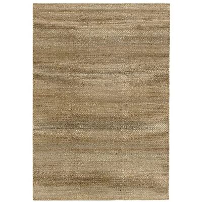 HAMID Giralda Jute Rug 100% Natural Jute Fiber Mjuk och höghållfast matta Handvävd Vardagsrum, matsal, sovrum, Hallmatta (Naturlig, 170x120 cm) HAMID Giralda Jute Rug 100% Natural Jute Fiber Mjuk och höghållfast matta Handvävd Vardagsrum, matsal, sovrum, Hallmatta (Naturlig, 170x120 cm)