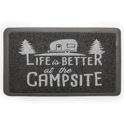 Camco Life Is Better at The Campsite Utomhus/Inomhus välkomstmatta Grått Camco Life Is Better at The Campsite Utomhus/Inomhus välkomstmatta Grått