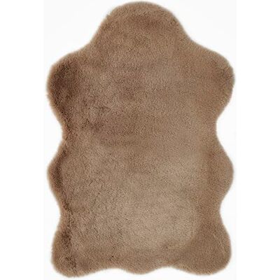 -LUXOR- living andiamo Pälsmatta Coste mysig mjuk hög lugg fuskpäls matta 55 x 80 cm brungrå -LUXOR- living andiamo Pälsmatta Coste mysig mjuk hög lugg fuskpäls matta 55 x 80 cm brungrå