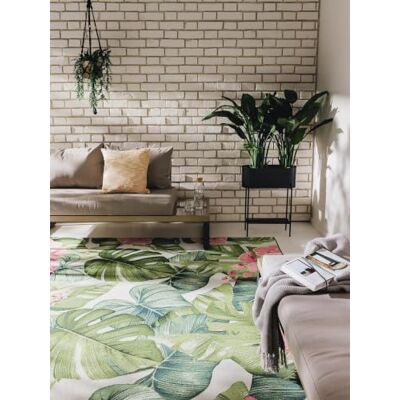 Benuta - Utomhus- & innematta Floral 80x165 cm - Mat Benuta - Utomhus- & innematta Floral 80x165 cm - Mat