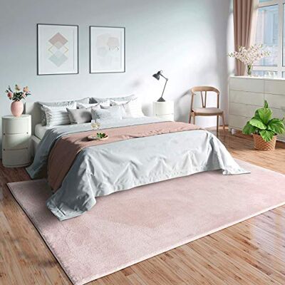 Mias Teppiche Mia's mattor Olivia vardagsrum/sovrum matta – tvättbar – 120 x 160 cm, rosa Mias Teppiche Mia's mattor Olivia vardagsrum/sovrum matta – tvättbar – 120 x 160 cm, rosa