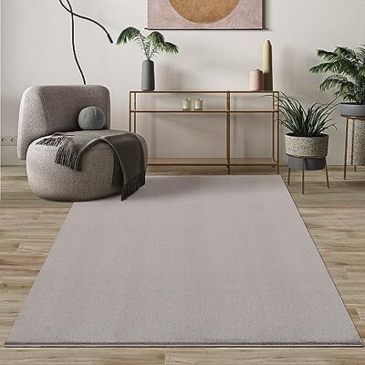 Mias Teppiche Mia´s Mattor komfort modern fluffig kort lugg matta, halkfri undersida, tvättbar upp till 30 grader, supermjuk pälsoptik, sand, 80 x 300 cm Mias Teppiche Mia´s Mattor komfort modern fluffig kort lugg matta, halkfri undersida, tvättbar upp till 30 grader, supermjuk pälsoptik, sand, 80 x 300 cm