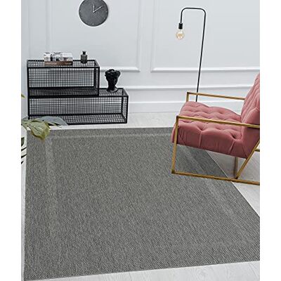 Mias Teppiche Mias mattor 22577 96 matta, antracit D2, 240 cm x 340 cm Mias Teppiche Mias mattor 22577 96 matta, antracit D2, 240 cm x 340 cm