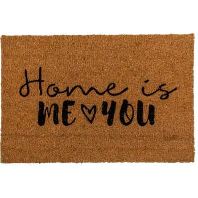 Out of the blue dörrmatta, Home is me & You, ca 60 x 40 cm, med huvud för upphängning Out of the blue dörrmatta, Home is me & You, ca 60 x 40 cm, med huvud för upphängning