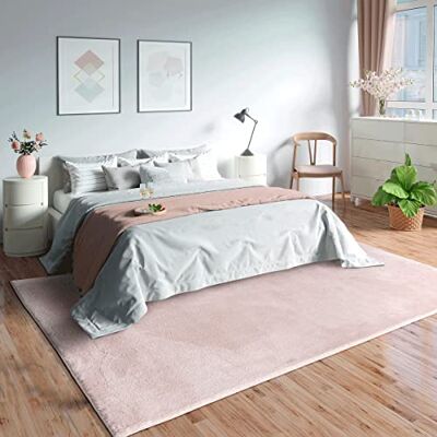 Mias Teppiche Mia's mattor Olivia vardagsrum/sovrum matta – tvättbar – 80 x 150 cm, rosa Mias Teppiche Mia's mattor Olivia vardagsrum/sovrum matta – tvättbar – 80 x 150 cm, rosa
