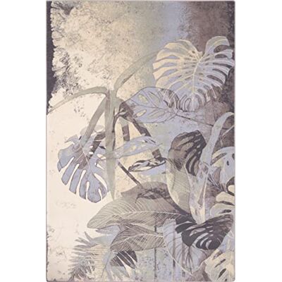 Agnella Diverse Plants matta – matta 100% ny zeeländsk ull – vävd med Wilton-teknik – matta för vardagsrum, modern, vintage, retro, 133 x 180 x 1,20 cm, marinblå Agnella Diverse Plants matta – matta 100% ny zeeländsk ull – vävd med Wilton-teknik – matta för vardagsrum, modern, vintage, retro, 133 x 180 x 1,20 cm, marinblå