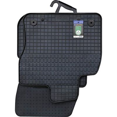 Petex 63810 gummimattor passform set svart 4 delar Petex 63810 gummimattor passform set svart 4 delar