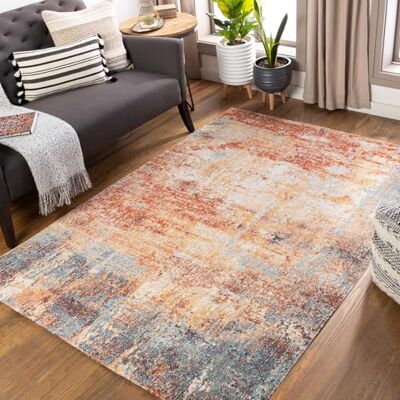 Livabliss Mijekinomhus utomhusmatta – stor boho-matta för vardagsrum 120 x 170 cm, matsal, köksmatta – vintagemönstrade neutrala och färgade mattor, vattentät, fläckbeständig, rostfri och blå matta Livabliss Mijekinomhus utomhusmatta – stor boho-matta för vardagsrum 120 x 170 cm, matsal, köksmatta – vintagemönstrade neutrala och färgade mattor, vattentät, fläckbeständig, rostfri och blå matta