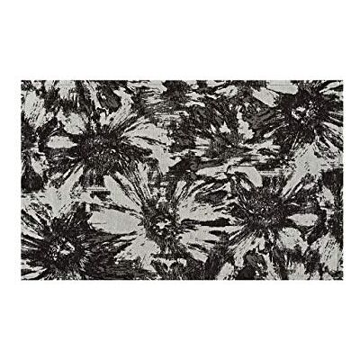BIANCHERIAWEB Matta Vardagsrum Velour Halkfri Dis Flower Loto Färg Svart Suardi, 140 x 200 cm, Svart BIANCHERIAWEB Matta Vardagsrum Velour Halkfri Dis Flower Loto Färg Svart Suardi, 140 x 200 cm, Svart