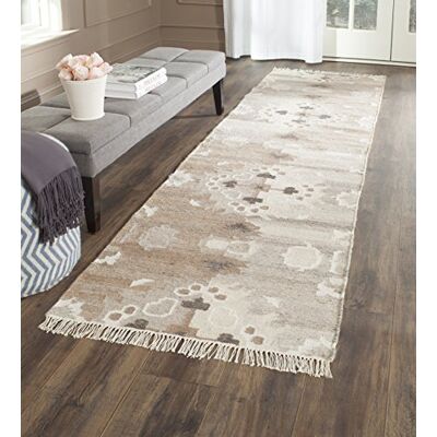 Safavieh Marockansk Boho tribal inomhus flatvävd löpare matta, naturlig Kilim-kollektion, NKM318, i grå/multi, 69 x 183 cm för vardagsrum, sovrum eller alla inomhusutrymmen Safavieh Marockansk Boho tribal inomhus flatvävd löpare matta, naturlig Kilim-kollektion, NKM318, i grå/multi, 69 x 183 cm för vardagsrum, sovrum eller alla inomhusutrymmen