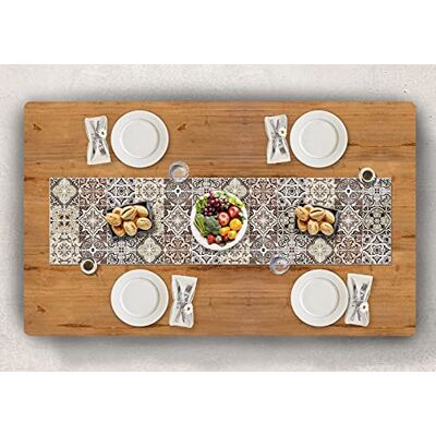 Vilber , Vinyl BORD VÄG (30,5x120x0,22 cm), Anti-fläckar, Halkfria och värmebeständiga. Kombinerbart med bordsdukar och mattor. LISBOA.2638 40 Vilber , Vinyl BORD VÄG (30,5x120x0,22 cm), Anti-fläckar, Halkfria och värmebeständiga. Kombinerbart med bordsdukar och mattor. LISBOA.2638 40