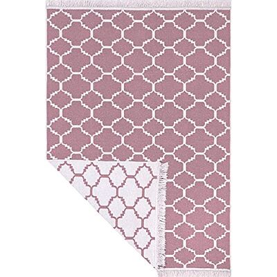 Jimri Fashion4Home Matta med kort lugg – boho kelimmattmatta, vardagsrumsmatta, sovrum och köksmatta, matta, löpare, hallmatta, barnrumsmatta Morocco-gammelrosa vit, hälsningar: 120 x 170 cm Jimri Fashion4Home Matta med kort lugg – boho kelimmattmatta, vardagsrumsmatta, sovrum och köksmatta, matta, löpare, hallmatta, barnrumsmatta Morocco-gammelrosa vit, hälsningar: 120 x 170 cm