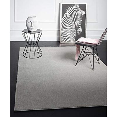 Mias Teppiche Mia´s mattor Emma vardagsrumsmatta, kort lugg, 160 x 230 cm, grå Mias Teppiche Mia´s mattor Emma vardagsrumsmatta, kort lugg, 160 x 230 cm, grå