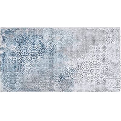 Indomex Rug Emily 080 x 150 cm blå Indomex Rug Emily 080 x 150 cm blå