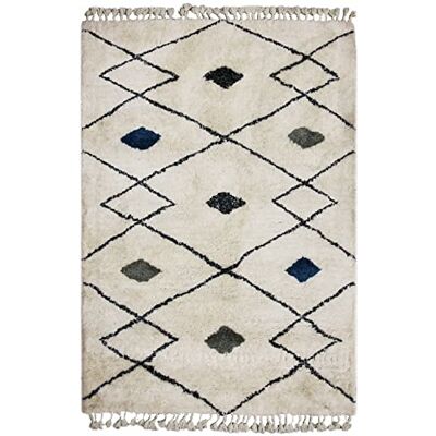 Bakero Rabat Beige Polyester Matta - Rektangulär Bakero Rabat Beige Polyester Matta - Rektangulär