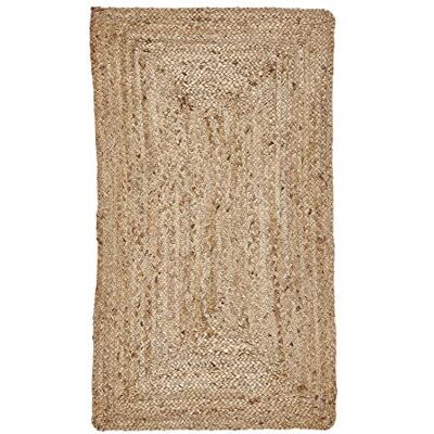 -LUXOR- living Luxor Living Matta Salo – jutematta – även lämplig som matta sovrum – hållbar bohomatta beige – matta löpare – naturprodukt 65 x 130 cm -LUXOR- living Luxor Living Matta Salo – jutematta – även lämplig som matta sovrum – hållbar bohomatta beige – matta löpare – naturprodukt 65 x 130 cm