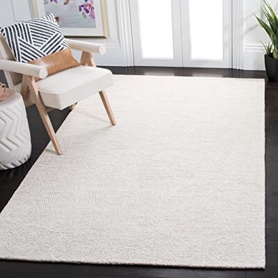 Safavieh geometrisk matta för vardagsrum, matsal, sovrum, metrosamling, kort lugg, i elfenben, 160 x 230 cm Safavieh geometrisk matta för vardagsrum, matsal, sovrum, metrosamling, kort lugg, i elfenben, 160 x 230 cm