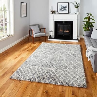 Scandi Berber G276 80cm x 150cm Matta Grå Kräm - Matta Scandi Berber G276 80cm x 150cm Matta Grå Kräm - Matta