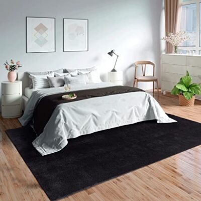 Mias Teppiche Mia's mattor Olivia vardagsrum/sovrum matta – tvättbar – 60 x 110 cm, svart Mias Teppiche Mia's mattor Olivia vardagsrum/sovrum matta – tvättbar – 60 x 110 cm, svart