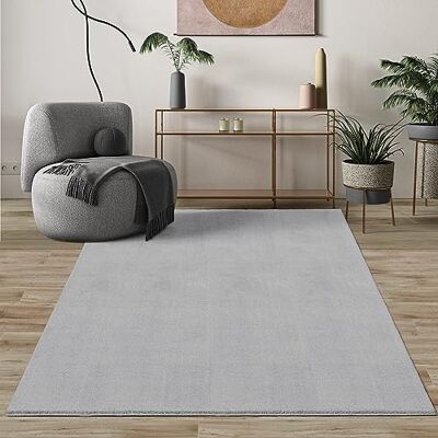 Mias Teppiche Paco Home Matta, polyester, grå, 300 x 400 cm Mias Teppiche Paco Home Matta, polyester, grå, 300 x 400 cm