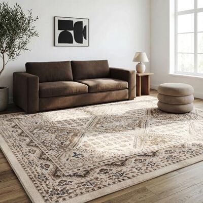 nuLOOM Becca Vintage Tile Area matta, 3 x 5 tum, Beige nuLOOM Becca Vintage Tile Area matta, 3 x 5 tum, Beige