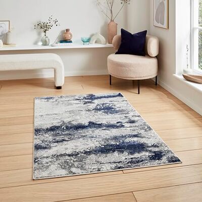Think Rugs matta, blå, 120 cm x 170 cm Think Rugs matta, blå, 120 cm x 170 cm