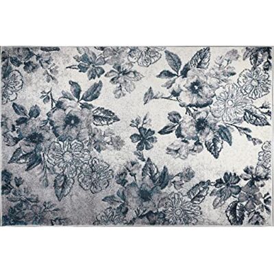 Indomex Rug Modernsoft 060 x 110 cm 4245 turkos Indomex Rug Modernsoft 060 x 110 cm 4245 turkos