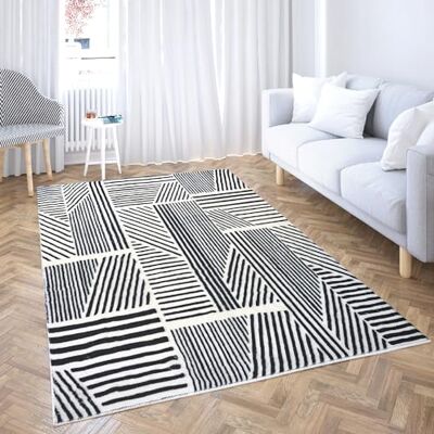 Comart Shedir möbelmatta, röd med design, för vardagsrum, badrum, sovrum, 60 x 120 cm Comart Shedir möbelmatta, röd med design, för vardagsrum, badrum, sovrum, 60 x 120 cm