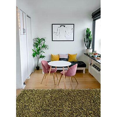 Ottoman Shaggy Matta, Tjockt hår, Grön, 0,90 x 1,50 cm Ottoman Shaggy Matta, Tjockt hår, Grön, 0,90 x 1,50 cm