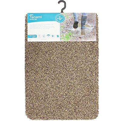 JVL Tanami maskintvättbar barriärdörrmatta, beige, 50 x 75 cm JVL Tanami maskintvättbar barriärdörrmatta, beige, 50 x 75 cm