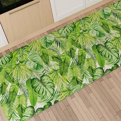 PETTI Artigiani Italiani Köksmatta, tvättbar halkfri köksmatta, köksmatta, kökslöpare, kökslöpare, 52 x 100 cm, tropisk design 05, 100% tillverkad i Italien PETTI Artigiani Italiani Köksmatta, tvättbar halkfri köksmatta, köksmatta, kökslöpare, kökslöpare, 52 x 100 cm, tropisk design 05, 100% tillverkad i Italien