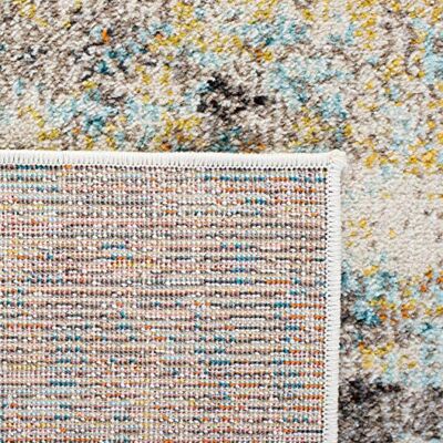 Safavieh Boho matta för vardagsrum, matsal, sovrum – Madison Collection, kort lugg, grå och guld, 122 x 122 cm Safavieh Boho matta för vardagsrum, matsal, sovrum – Madison Collection, kort lugg, grå och guld, 122 x 122 cm