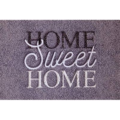 oKu-Tex OKuäls dörrmatta smutsfångande matta Deco-Style Entrance Home Sweet Home Tryck för inomhus entré/ytterdörr/trapphus halkfri 40 x 60 cm oKu-Tex OKuäls dörrmatta smutsfångande matta Deco-Style Entrance Home Sweet Home Tryck för inomhus entré/ytterdörr/trapphus halkfri 40 x 60 cm