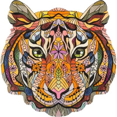 Brand Model - Tiger-mönster Matta - 90x90 cm Brand Model - Tiger-mönster Matta - 90x90 cm