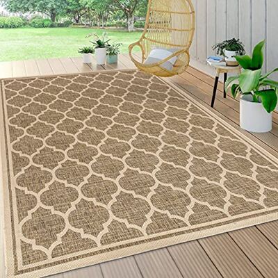 JONATHAN Y SMB109A-8 Trebol matta marockanskt texturerat tyg modern inomhus/utomhus, lätt att rengöra, sovrum, kök, gård, uteplats, plysch, 240 cm x 300 cm, brun/beige JONATHAN Y SMB109A-8 Trebol matta marockanskt texturerat tyg modern inomhus/utomhus, lätt att rengöra, sovrum, kök, gård, uteplats, plysch, 240 cm x 300 cm, brun/beige