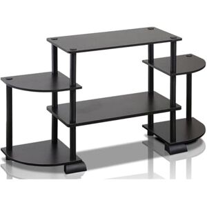 Furinno Verktygslösa TV-ställ, trä, espresso och svart, en storlek, 105,41 (B) x 58,04 (H) x 29,46 (D) cm Furinno Verktygslösa TV-ställ, trä, espresso och svart, en storlek, 105,41 (B) x 58,04 (H) x 29,46 (D) cm