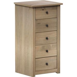 Vida Designs Panama Byrå - 5 Lådor, Rustik Finish Vida Designs Panama Byrå - 5 Lådor, Rustik Finish