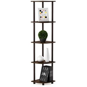 Furinno Förvaringshylla - Valnöt/Mörkbrun - 4 fack - 29,5 x 146,6 x 29,5 cm Furinno Förvaringshylla - Valnöt/Mörkbrun - 4 fack - 29,5 x 146,6 x 29,5 cm