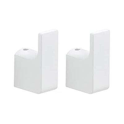 Gedy G-Kuala Lumpur, 2 x Hänge, Vit färg, Klädhållare Tillverkad i Cromall, Mässing och Glas, 2 Årsgaranti, mäter 5,3 x 2 x 3,3 cm och vikt 0,196 kg, FoU-design, unik Gedy G-Kuala Lumpur, 2 x Hänge, Vit färg, Klädhållare Tillverkad i Cromall, Mässing och Glas, 2 Årsgaranti, mäter 5,3 x 2 x 3,3 cm och vikt 0,196 kg, FoU-design, unik