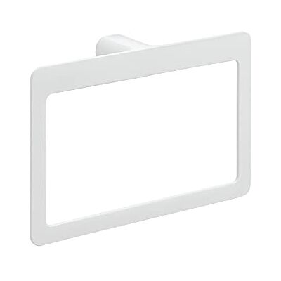 Gedy G-Kuala Lumpur, Ring Handdukar, Färg Vit, Badrumshanddukshållare Tillverkad av Cromall, Mässing och Glas, Garanti 2 år, Mått 15 x 23 x 5 CM och vikt 0,49 kg, FoU-design, Unik Gedy G-Kuala Lumpur, Ring Handdukar, Färg Vit, Badrumshanddukshållare Tillverkad av Cromall, Mässing och Glas, Garanti 2 år, Mått 15 x 23 x 5 CM och vikt 0,49 kg, FoU-design, Unik