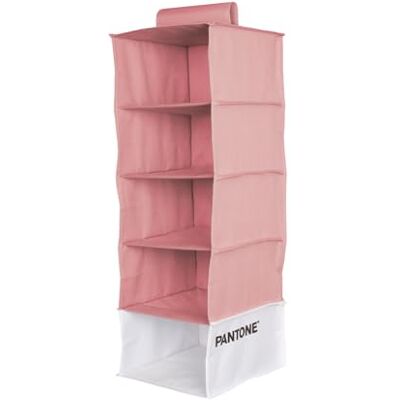 osama home PANTONE™ Utrymmesbesparande garderobsorganisatör för upphängning med 5 fack för kläder och tillbehör, vikbar vertikal garderobsarrangör, avdelare för inomhusskåp förvaring och kläder 84 x 30 x 30 cm osama home PANTONE™ Utrymmesbesparande garderobsorganisatör för upphängning med 5 fack för kläder och tillbehör, vikbar vertikal garderobsarrangör, avdelare för inomhusskåp förvaring och kläder 84 x 30 x 30 cm