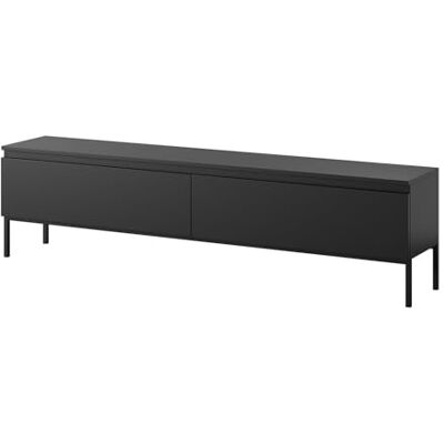 Selsey TV-skåp, tekniskt trä, svart, 175 cm Selsey TV-skåp, tekniskt trä, svart, 175 cm