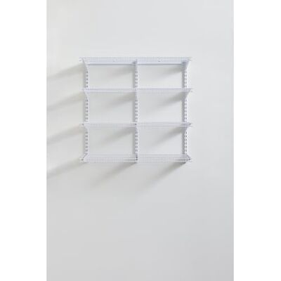 Rubbermaid Pantry 91 cm garderobsförvaring organisationssystem-kit, metall, vit, 4 hyllor Rubbermaid Pantry 91 cm garderobsförvaring organisationssystem-kit, metall, vit, 4 hyllor