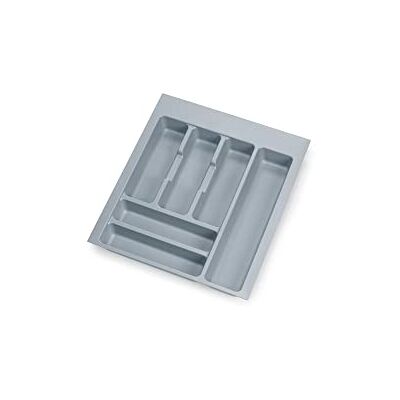 Emuca Skedlåda organiserare kökslåda, 386×482 mm, M45, grå Emuca Skedlåda organiserare kökslåda, 386×482 mm, M45, grå