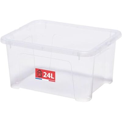 Sundis Mångsidig genomskinlig förvaringslåda med lock 24 liter VIEW BOX M 0404005 Sundis Mångsidig genomskinlig förvaringslåda med lock 24 liter VIEW BOX M 0404005