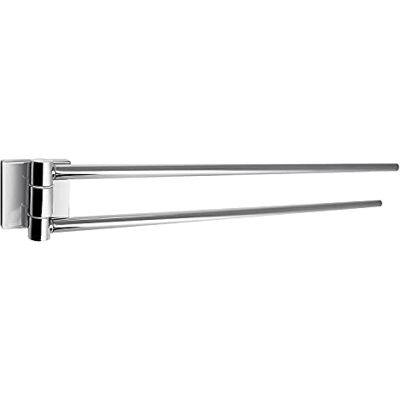 Gedy Manila Snodo Handdukar, Kromfärg, Komponenter Tillverkad av rostfritt stål 304, Cromall och Satinglas, 15 års garanti, 5,3 x 37,8 x 2,9 cm och vikt 0,1 kg, FoU-design Gedy Manila Snodo Handdukar, Kromfärg, Komponenter Tillverkad av rostfritt stål 304, Cromall och Satinglas, 15 års garanti, 5,3 x 37,8 x 2,9 cm och vikt 0,1 kg, FoU-design