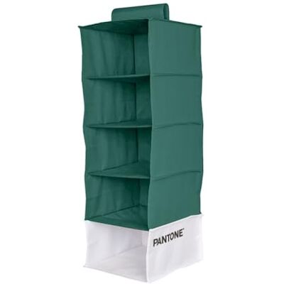 osama home PANTONE™ Utrymmesbesparande garderobsorganisatör för upphängning med 5 fack för kläder och tillbehör, vikbar vertikal garderobsarrangör, avdelare för inomhusskåp förvaring och kläder 84 x 30 x 30 cm osama home PANTONE™ Utrymmesbesparande garderobsorganisatör för upphängning med 5 fack för kläder och tillbehör, vikbar vertikal garderobsarrangör, avdelare för inomhusskåp förvaring och kläder 84 x 30 x 30 cm