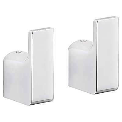 Gedy G-Kuala Lumpur, 2 Enstaka hängare, Färg Krom, Klädhållare Tillverkad av Cromall, Mässing och Glas, 2 års garanti, Mått 5,3 x 2 x 3,3 CM & Vikt 0,196 kg, FoU-design, Krom, Unik Gedy G-Kuala Lumpur, 2 Enstaka hängare, Färg Krom, Klädhållare Tillverkad av Cromall, Mässing och Glas, 2 års garanti, Mått 5,3 x 2 x 3,3 CM & Vikt 0,196 kg, FoU-design, Krom, Unik