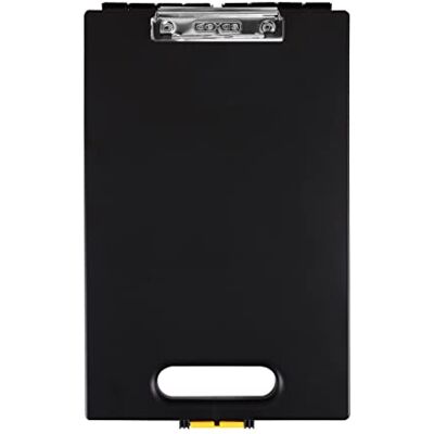 Dexas Clipcase förvaring urklipp med handtag, svart Dexas Clipcase förvaring urklipp med handtag, svart